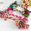 Woven rope pet toys, durable teeth grinding, dental cleaning cotton rope knots, dog toys, pet daily necessities in stock wholesale Application Scenario